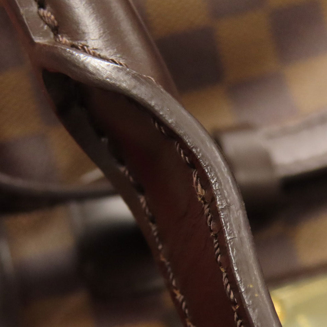 LOUIS VUITTON Boston Duffel bag N52000 Damier canvas Brown Berkeley Women Used Authentic