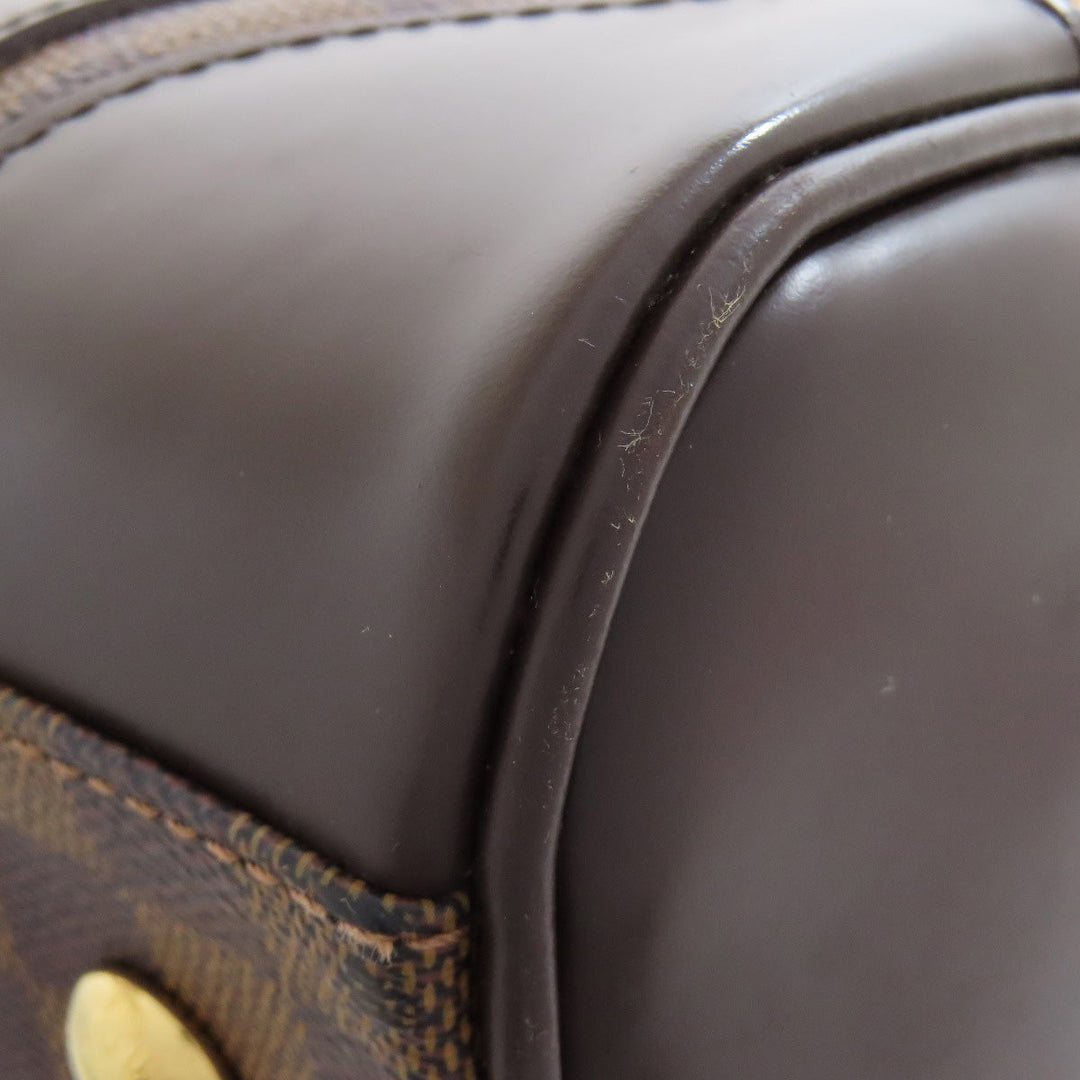 LOUIS VUITTON Boston Duffel bag N52000 Damier canvas Brown Berkeley Women Used Authentic