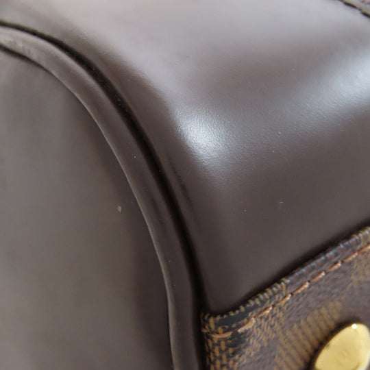 LOUIS VUITTON Boston Duffel bag N52000 Damier canvas Brown Berkeley Women Used Authentic