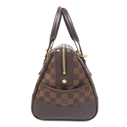 LOUIS VUITTON Boston Duffel bag N52000 Damier canvas Brown Berkeley Women Used Authentic