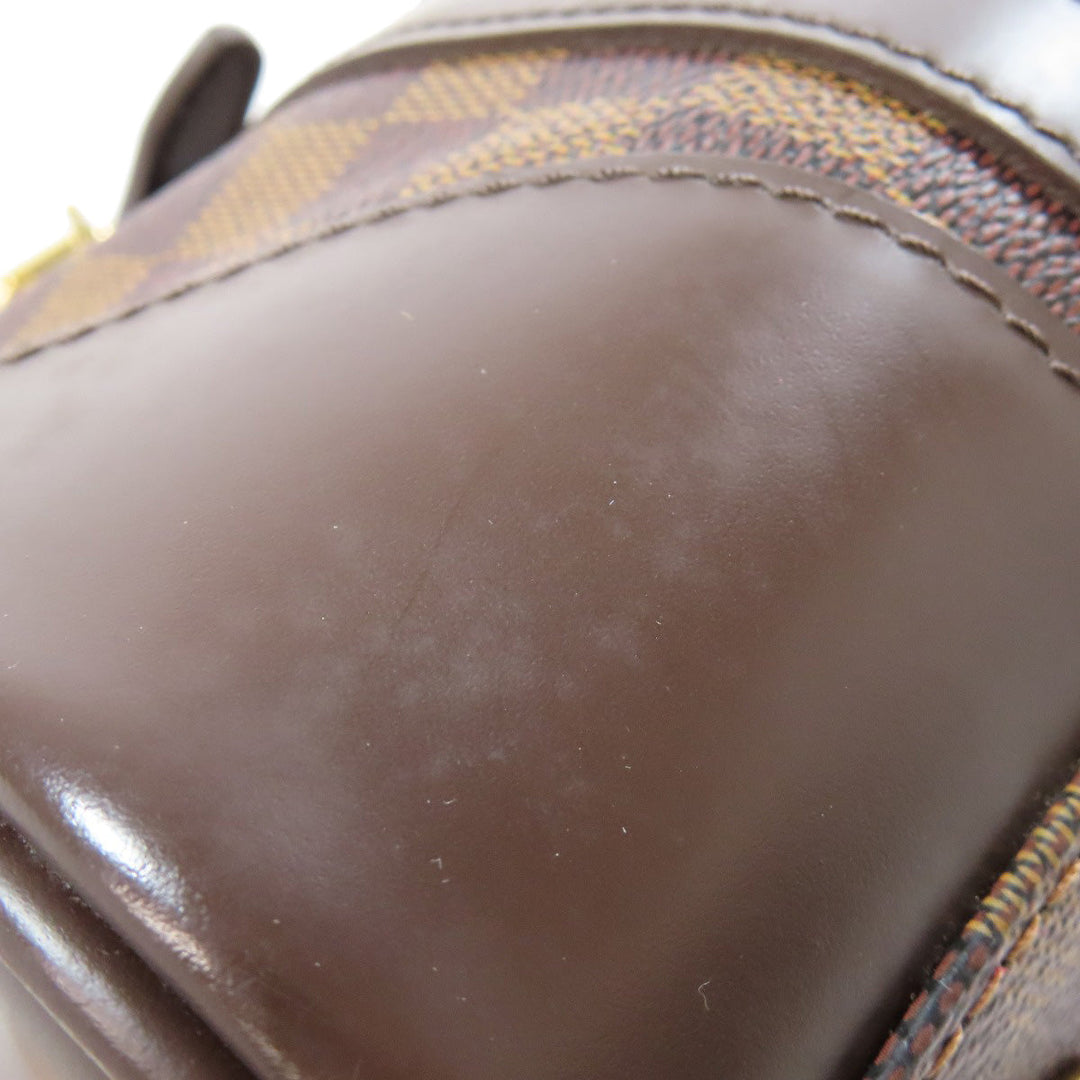 LOUIS VUITTON Boston Duffel bag N52000 Damier canvas Brown Berkeley Women Used Authentic