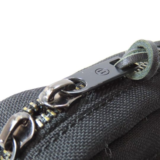 Maison Margiela Sling bag canvas black logo Women Used Authentic