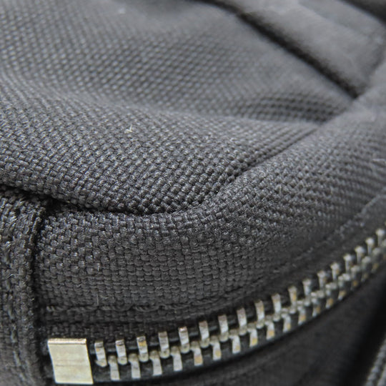 Maison Margiela Sling bag canvas black logo Women Used Authentic