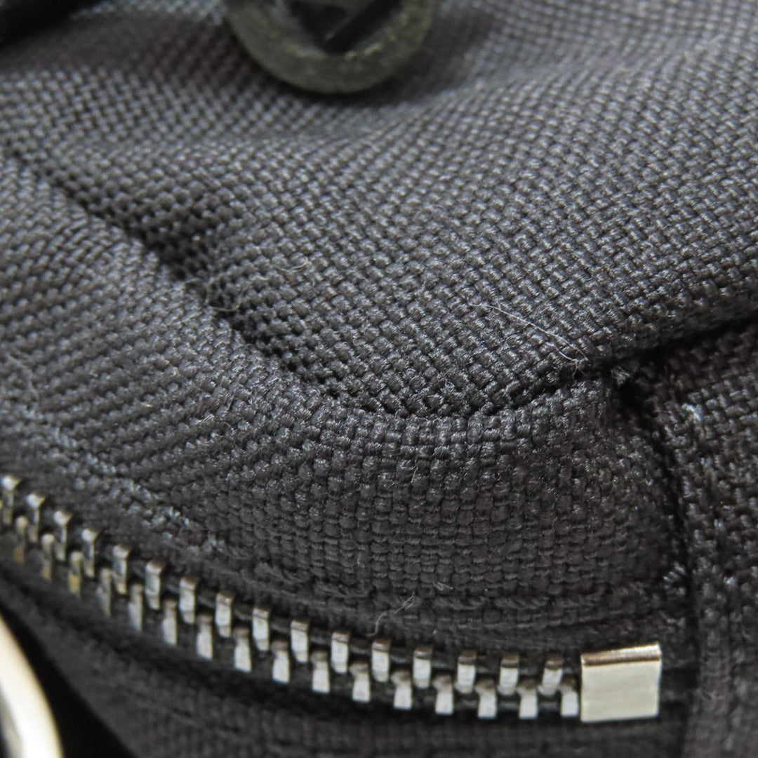 Maison Margiela Sling bag canvas black logo Women Used Authentic