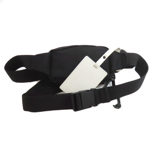 Maison Margiela Sling bag canvas black logo Women Used Authentic