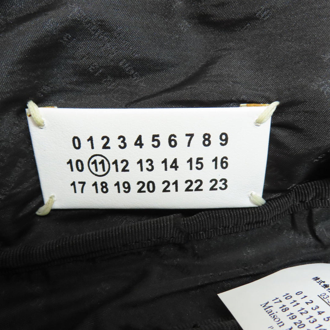 Maison Margiela Sling bag canvas black logo Women Used Authentic