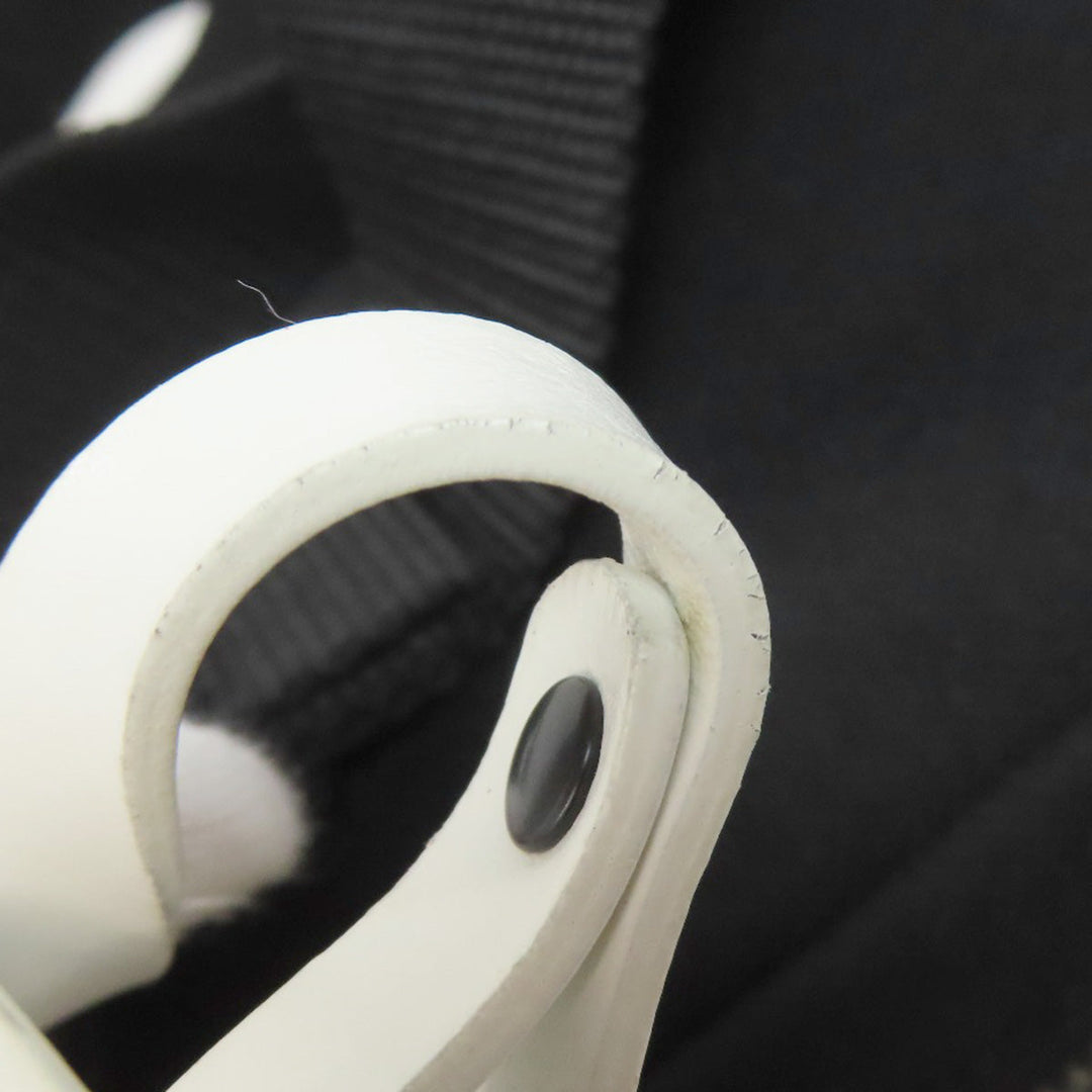 Maison Margiela Sling bag canvas black logo Women Used Authentic