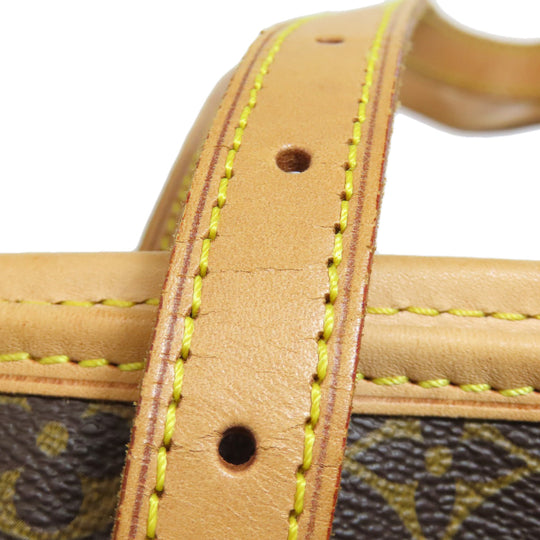 LOUIS VUITTON Tote Bag M42236 Monogram canvas Brown Bucket L Bucket GM Women Used Authentic