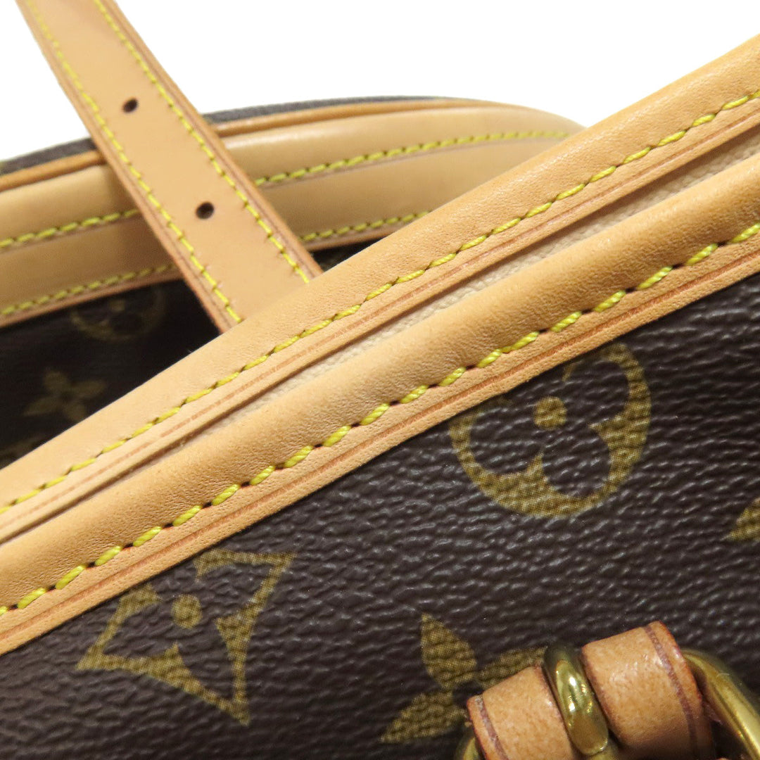 LOUIS VUITTON Tote Bag M42236 Monogram canvas Brown Bucket L Bucket GM Women Used Authentic