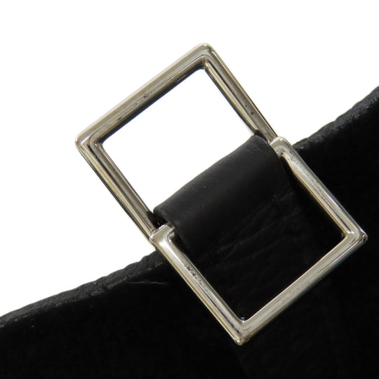 HERMES Handbag Taurillon Clemence black Picotin Lock MM SilverMetal Women Used Authentic