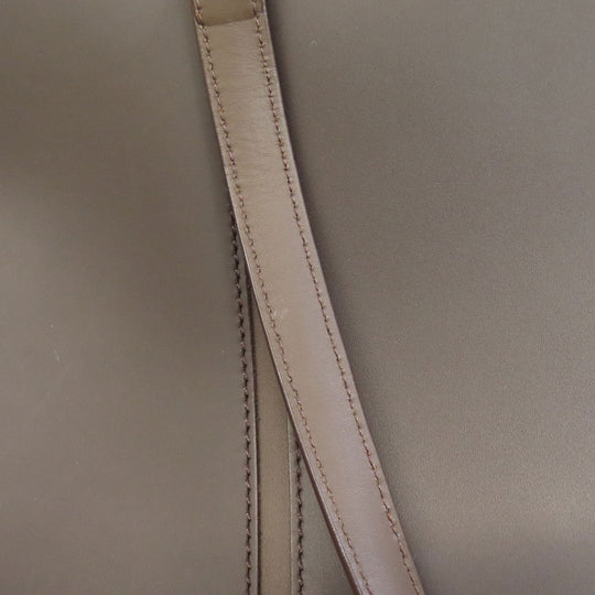 BURBERRY Tote Bag leather Brown logo