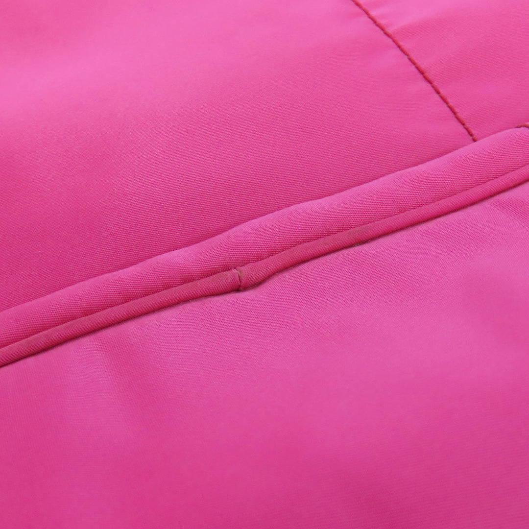 PRADA Tote Bag Nylon pink logoMetal Women Used Authentic