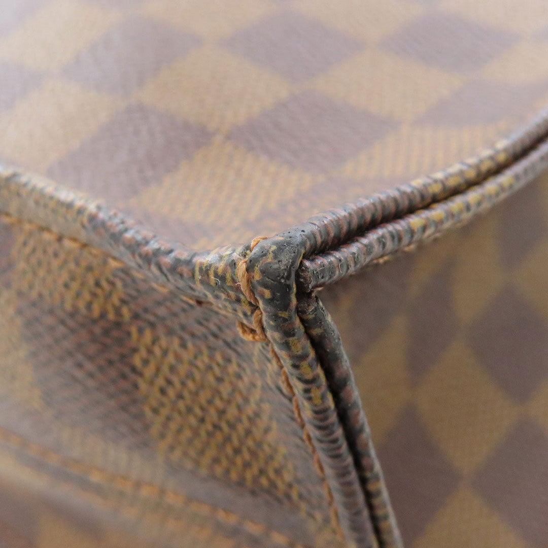 LOUIS VUITTON Handbag N51140 Damier canvas Brown Sac Plat Women Used Authentic