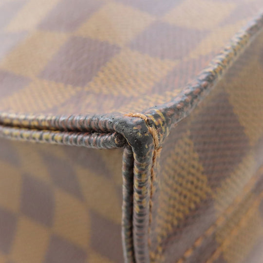 LOUIS VUITTON Handbag N51140 Damier canvas Brown Sac Plat Women Used Authentic