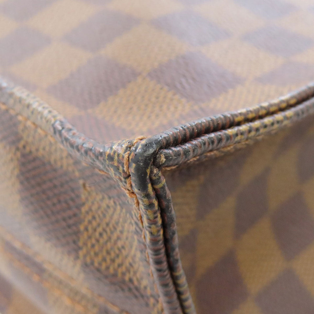 LOUIS VUITTON Handbag N51140 Damier canvas Brown Sac Plat Women Used Authentic