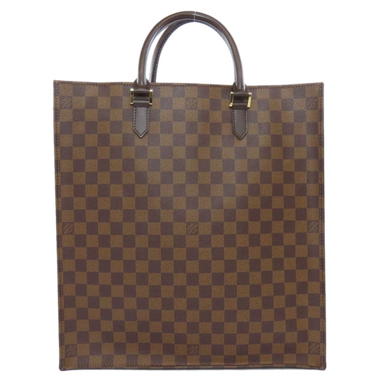 LOUIS VUITTON Handbag N51140 Damier canvas Brown Sac Plat Women Used Authentic