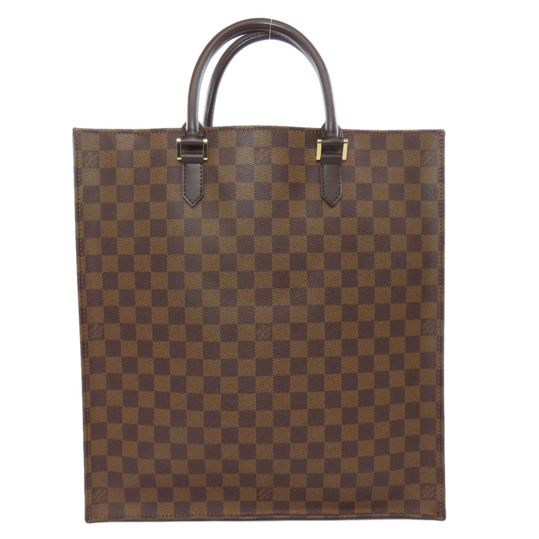 LOUIS VUITTON Handbag N51140 Damier canvas Brown Sac Plat Women Used Authentic