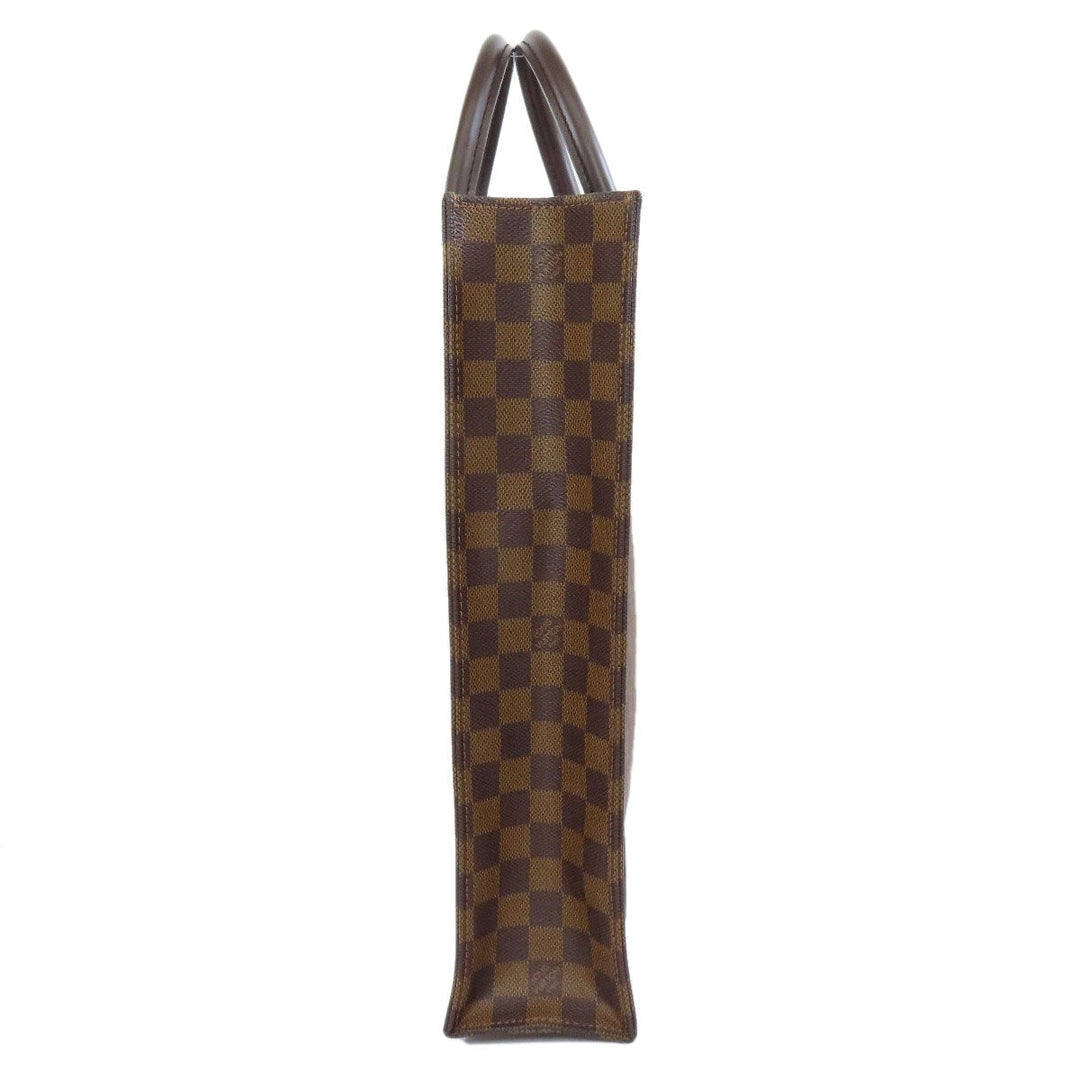 LOUIS VUITTON Handbag N51140 Damier canvas Brown Sac Plat Women Used Authentic