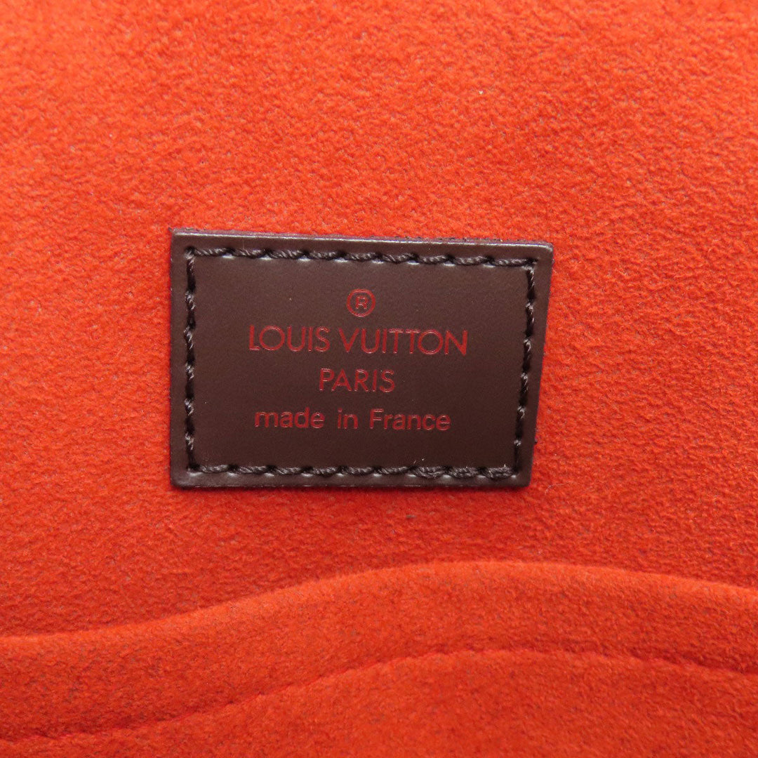 LOUIS VUITTON Handbag N51140 Damier canvas Brown Sac Plat Women Used Authentic