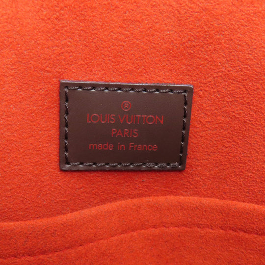 LOUIS VUITTON Handbag N51140 Damier canvas Brown Sac Plat Women Used Authentic