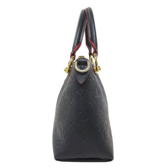 LOUIS VUITTON Handbag M44845 Ann Platt Navy V tote BB Women Used Authentic