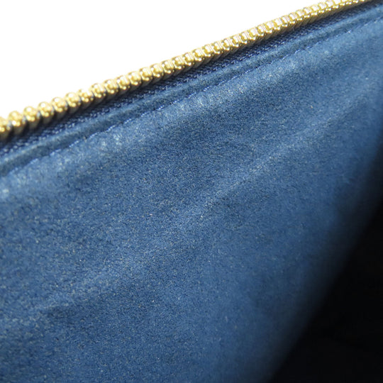 LOUIS VUITTON Handbag M44845 Ann Platt Navy V tote BB Women Used Authentic