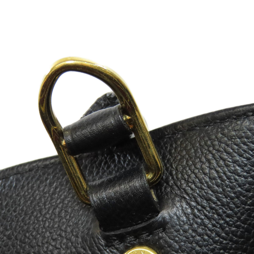 LOUIS VUITTON Handbag M45499 Ann Platt black Montaigne MM Women Used Authentic