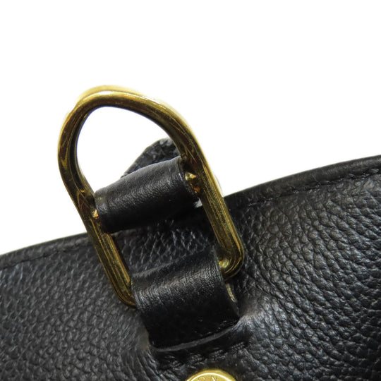 LOUIS VUITTON Handbag M45499 Ann Platt black Montaigne MM Women Used Authentic