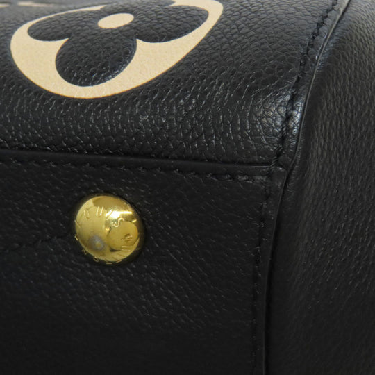 LOUIS VUITTON Handbag M45499 Ann Platt black Montaigne MM Women Used Authentic