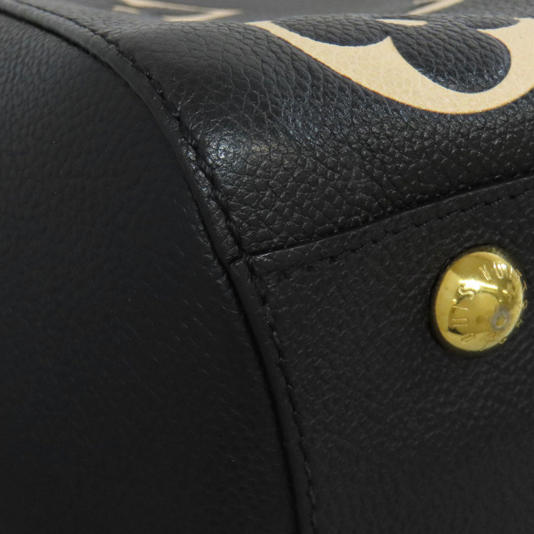 LOUIS VUITTON Handbag M45499 Ann Platt black Montaigne MM Women Used Authentic