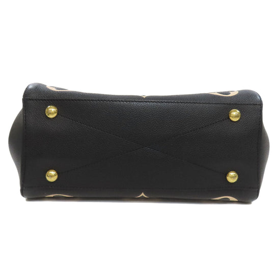 LOUIS VUITTON Handbag M45499 Ann Platt black Montaigne MM Women Used Authentic