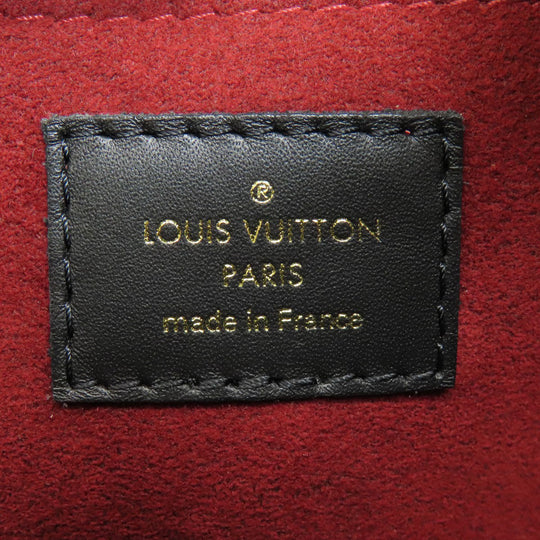 LOUIS VUITTON Handbag M45499 Ann Platt black Montaigne MM Women Used Authentic