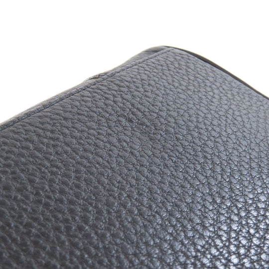 LOEWE Handbag leather black Anagram 2WAY Women Used Authentic