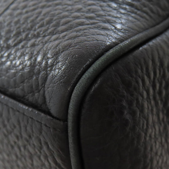 LOEWE Handbag leather black Anagram 2WAY Women Used Authentic