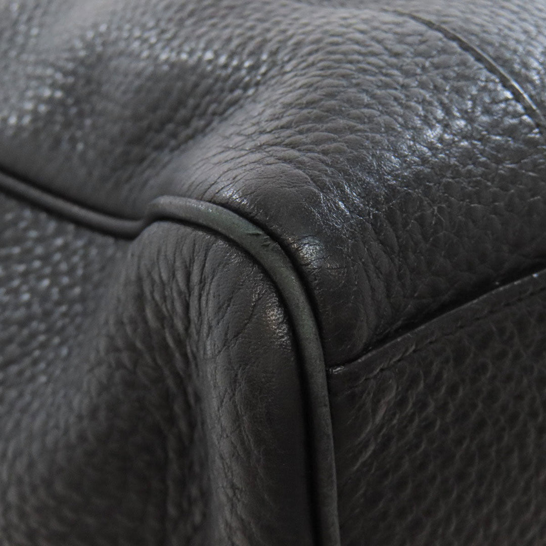 LOEWE Handbag leather black Anagram 2WAY Women Used Authentic