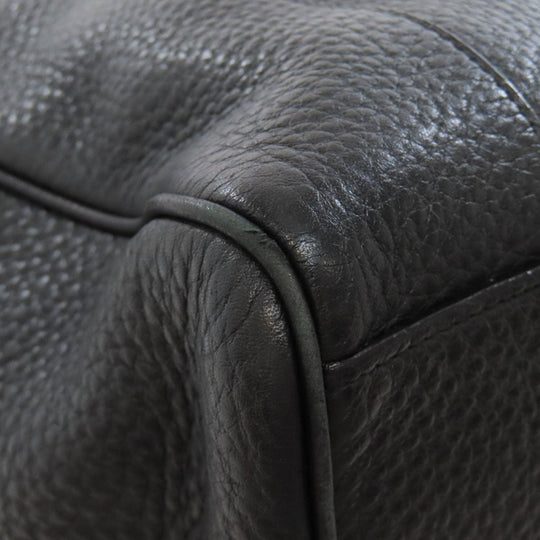 LOEWE Handbag leather black Anagram 2WAY Women Used Authentic