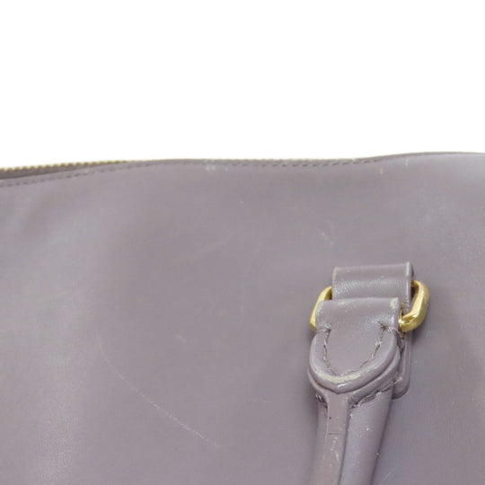 SAINT LAURENT Handbag 330958 leather gray Baby duffel 2WAY Women Used Authentic