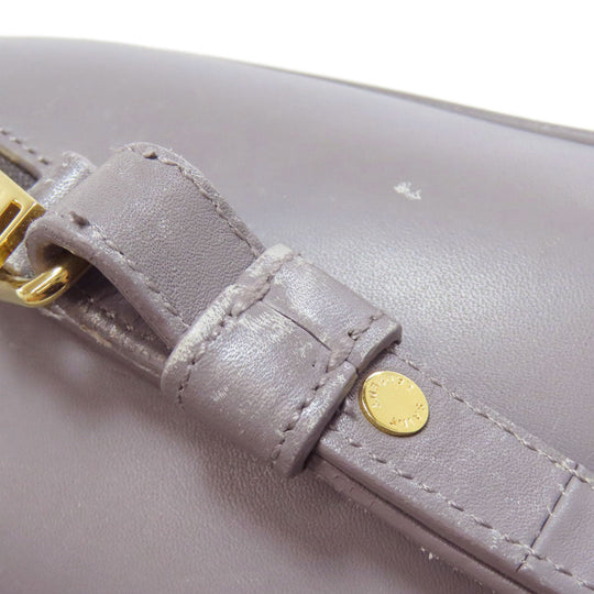 SAINT LAURENT Handbag 330958 leather gray Baby duffel 2WAY Women Used Authentic