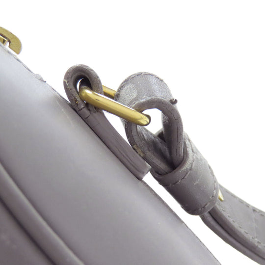 SAINT LAURENT Handbag 330958 leather gray Baby duffel 2WAY Women Used Authentic