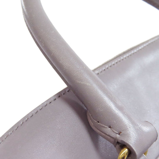 SAINT LAURENT Handbag 330958 leather gray Baby duffel 2WAY Women Used Authentic