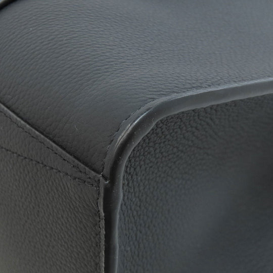 LOUIS VUITTON Tote Bag M57308 Grain Calfskin Leather black Aerogram Takeoff Tote Women Used Authentic