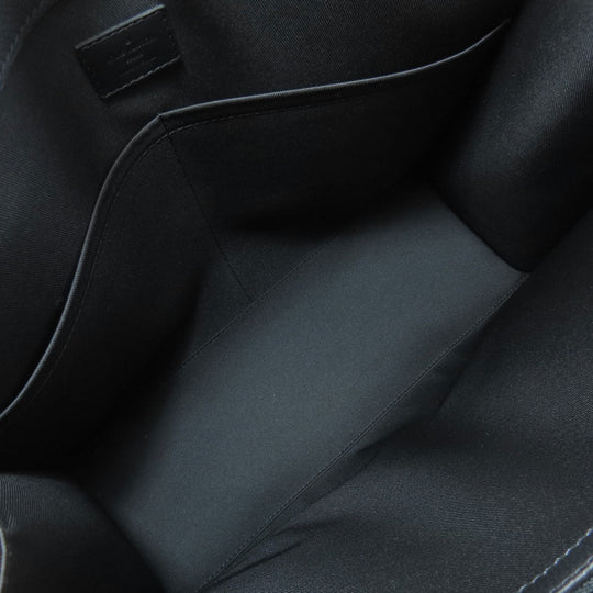 LOUIS VUITTON Tote Bag M57308 Grain Calfskin Leather black Aerogram Takeoff Tote Women Used Authentic