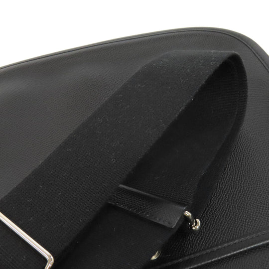 HERMES Shoulder Bag Epsom black Evelyn 3 PM SilverMetal Women Used Authentic