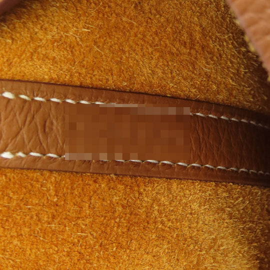 HERMES Handbag Taurillon Clemence Brown Picotin Lock MM Gold SilverMetal Women Used Authentic