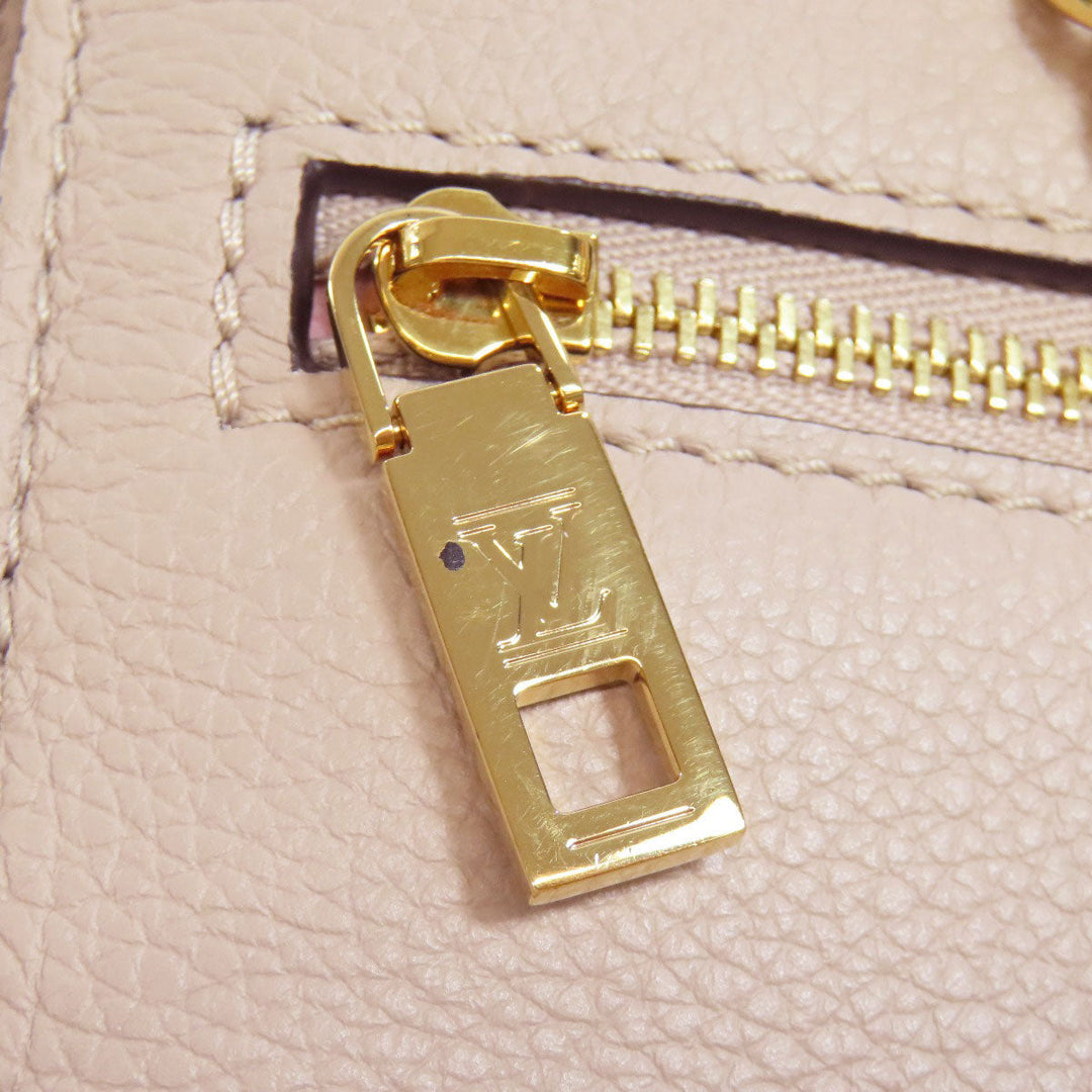 LOUIS VUITTON Shoulder Bag M56137 Grain Calfskin Leather beige My Rock Me Chain Women Used Authentic