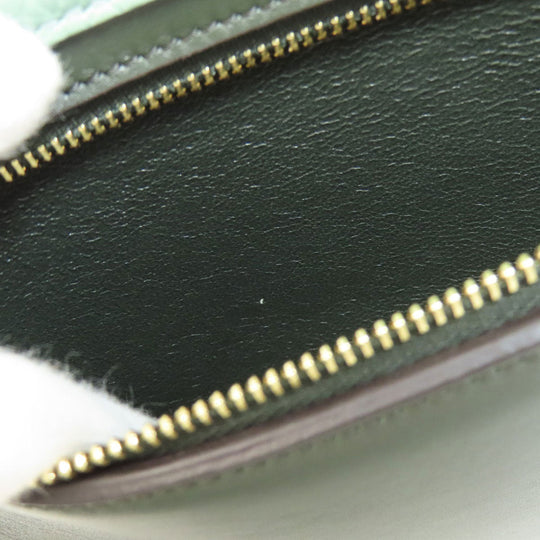 CELINE Handbag leather black Trapeze 2WAY Women Used Authentic