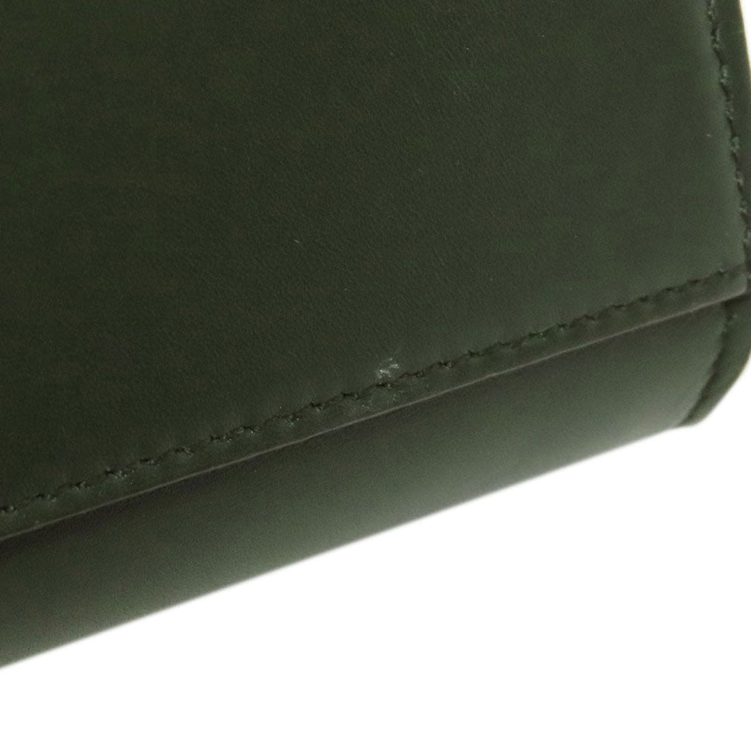 CELINE Handbag leather black Trapeze 2WAY Women Used Authentic
