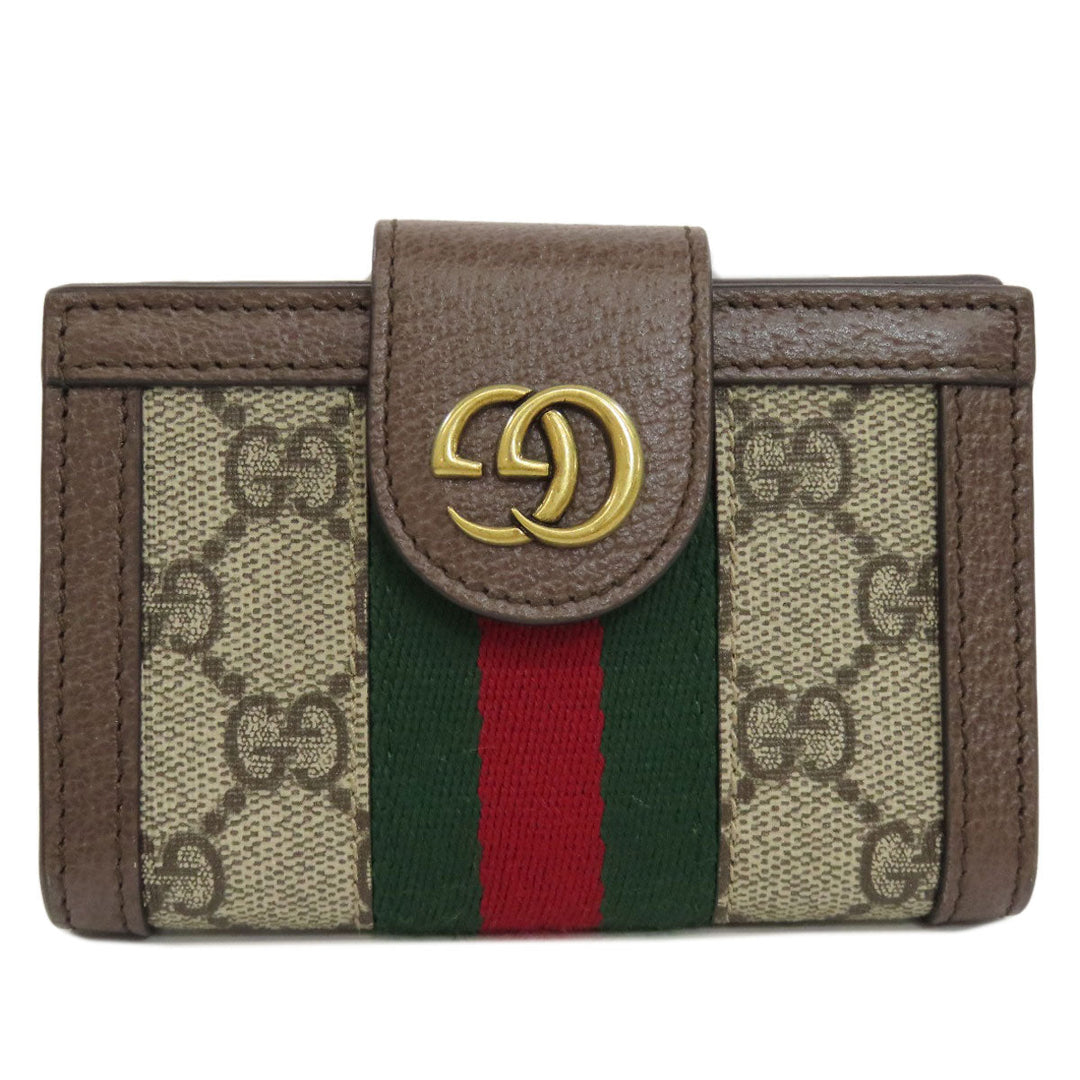GUCCI Shoulder Bag 699173 PVC beige Ofidia Women Used Authentic