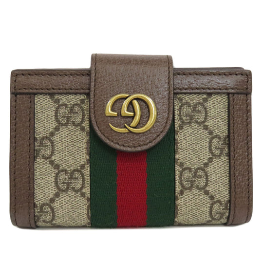 GUCCI Shoulder Bag 699173 PVC beige Ofidia Women Used Authentic