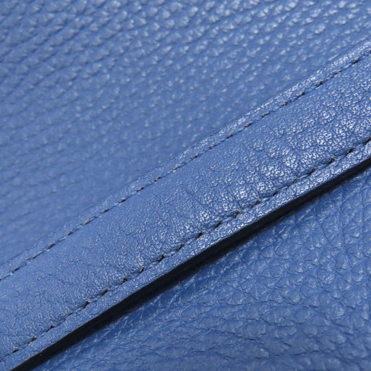 HERMES Handbag Taurillon Clemence blue Bolide 31 SilverMetal Women Used Authentic